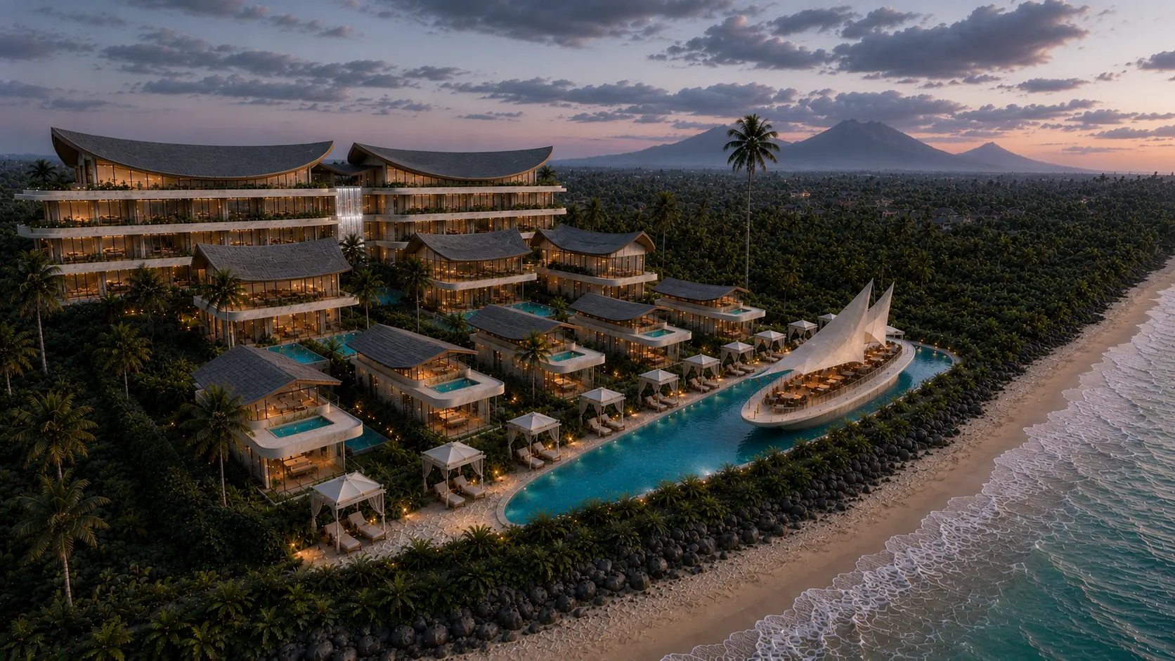 Aurora Sanur το σούρουπο